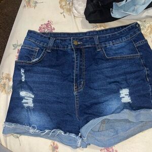 Denim Blue Women's Shorts